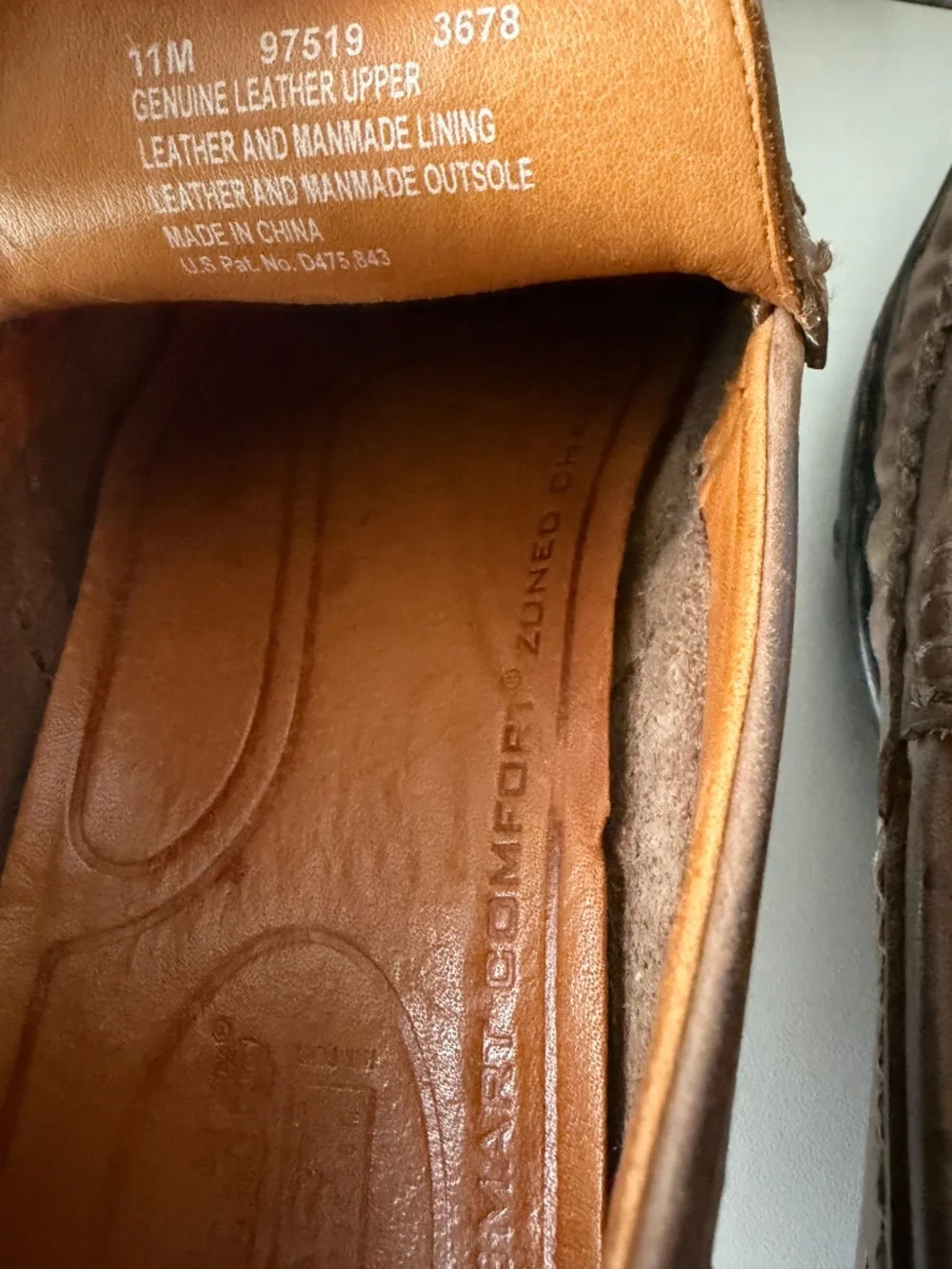 Timberland 97519 Brown Leather Driving Mocs Men’s 11